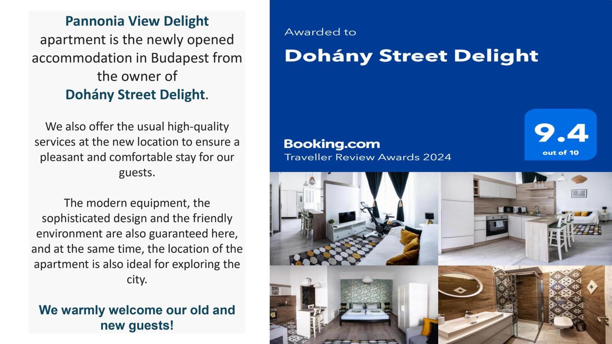 Апартаменты Pannonia View Delight Будапешт Экстерьер фото